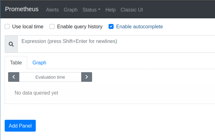 prometheus dashboard