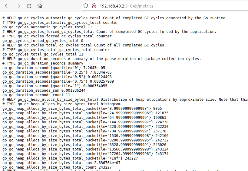 prometheus metrics for the controller