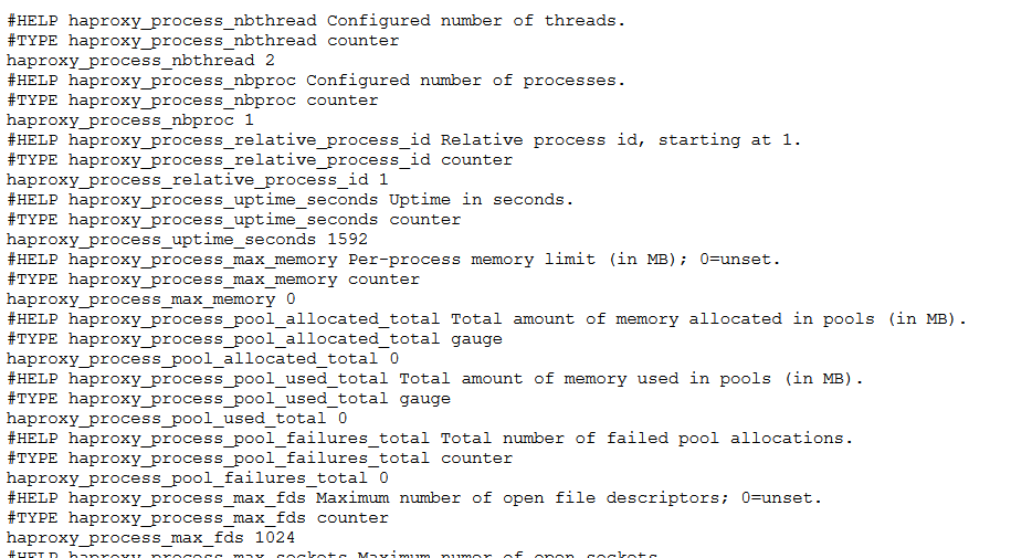 haproxy exposes prometheus-style metrics